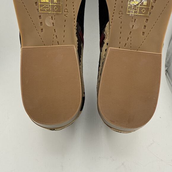 Dolce Vita Women's Size 8 Menko Black Suede Zebra‎ Print Zip Booties $179 NIB - Picture 9 of 11